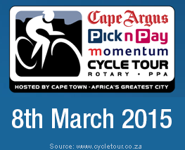 Cape Argus, Pick n Pay, Momentum Cycle Tour 2015